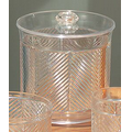 Plastic Chevron Ice Bucket w/ Cover